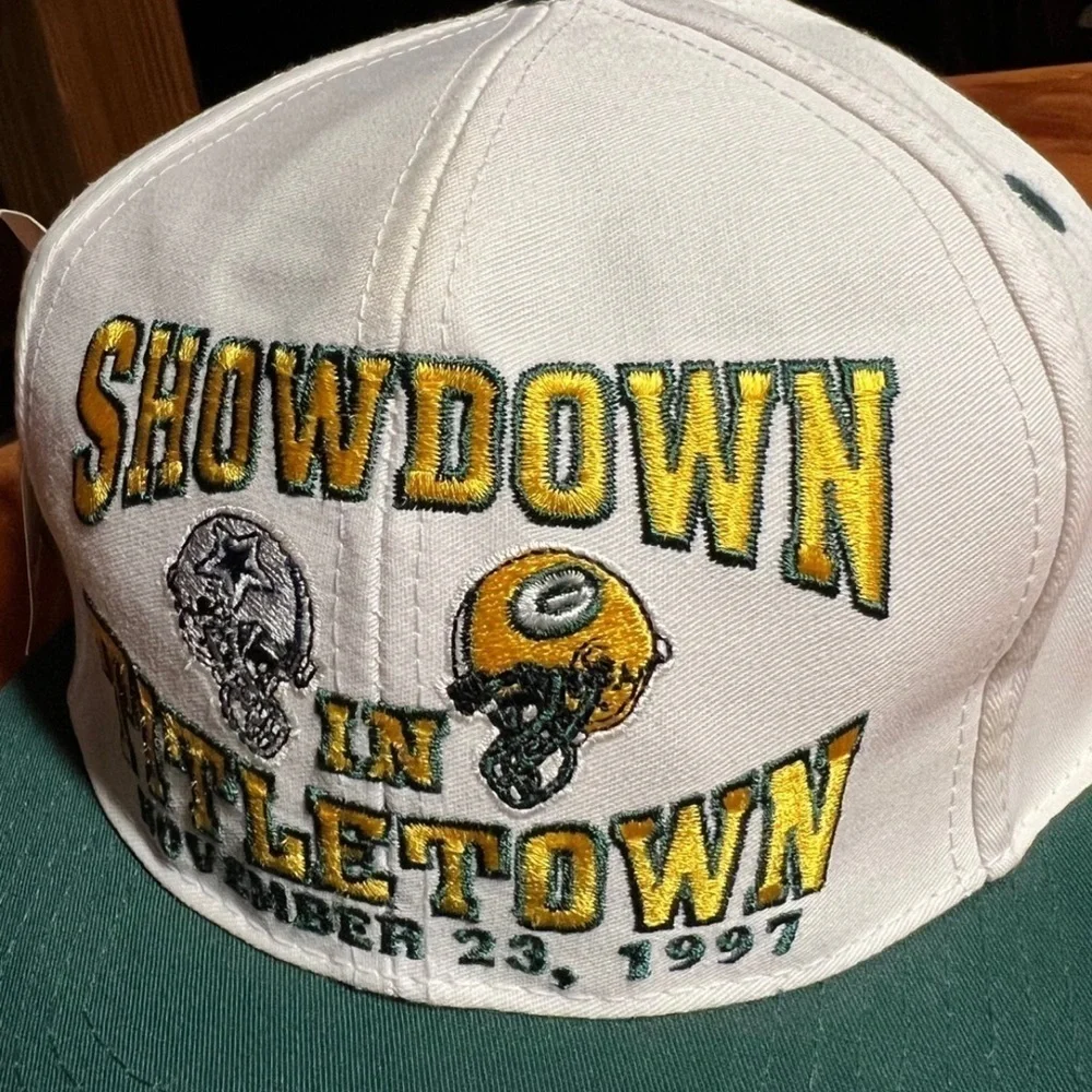 Vintage 1997 Cowboys Green Bay Showdown in Titletown Baseball Cap